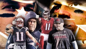 Die New England Patriots treffen im Super Bowl auf die Atlanta Falcons