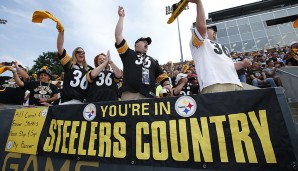 5. Pittsburgh Steelers - Fan-Kapital: Rang 15, Social-Media-Kapital: Rang 5, Auswärts-Reisen: Rang 6