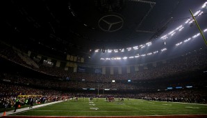 Unvergessen: Der Stromausfall beim Super Bowl 2012, woraufhin das Spiel unterbrochen werden musste. Die Baltimore Ravens schlugen damals die San Francisco 49ers