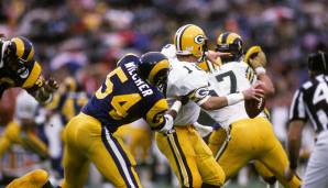 Platz 6: Green Bay Packers 1977 - 9,6 PPG: In einer von Verletzungen geprägten Saison retteten sich die Packers zu vier Siegen. Das Quarterback-Duo Lynn Dickey und David Whitehurst warf für bemerkenswerte 21 Interceptions und sechs Touchdowns