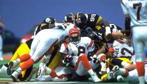Platz 17: Cincinnati Bengals 1993 - 11,7 PPG: Unter Quarterback David Klingler sammelten die Bengals 1993 zu Beginn zehn Niederlagen. Damit gewann Cincinnati zum dritten Mal in vier Jahren keines seiner ersten acht Saisonspiele
