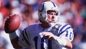 Platz 20: Indianapolis Colts 1993 - 11,8 Punkte pro Spiel: Die Colts starteten 1993 ordentlich mit 2-1. Viele Verletzungen führten allerdings dazu, dass man in acht aufeinanderfolgenden Spielen keinen einzigen Touchdown erzielte