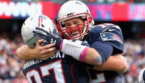 Platz 5: Tom Brady & Rob Gronkowski (New England Patriots): 74 Touchdowns