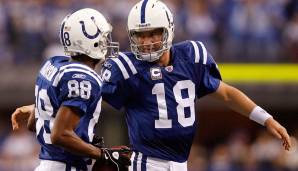 Platz 1: Peyton Manning & Marvin Harrison (Indianapolis Colts): 112 Touchdowns