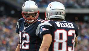 Mit 563 Receptions ist Wes Welker Bradys beliebtester Passempfänger. Welker spielte von 2007 bis 2012 für die Patriots und ist für 10,1 Prozent aller Karriere-Completions von Tom Brady verantwortlich