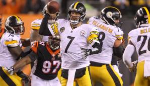 8. Ben Roethlisberger, Steelers: Nach wackligem Saisonstart hat sich Big Ben bemerkenswert gefangen. Die Probleme mit dem Deep Ball sind weitestgehend weg, die Risiko-Pässe zurückgeschraubt. Wirkt insgesamt deutlich stabiler