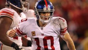 6. Eli Manning (New York Giants): 4