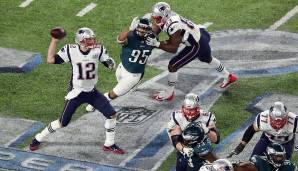 BESTE QUARTERBACKS - Platz 10, Tom Brady (New England Patriots), Super Bowl LII: 28/48, 505 YDS, 3 TD, QBR: 115,4