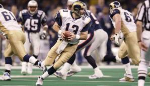 6.: 365 Yards - Kurt Warner, St. Louis Rams, Super Bowl XXXVI (2002): St. Louis Rams - New England Patriots 17:20.