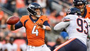 Case Keenum (Denver Broncos): Eine schlechte Offensive Line und Receiver, die noch zu roh sind oder ihren Zenit überschritten haben. Keenum wird seine Vorsaison nicht wiederholen können.