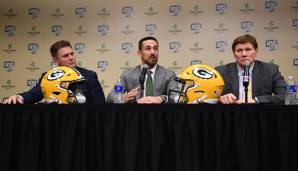 Matt LaFleur (M.) ist der neue Head Coach der Green Bay Packers.