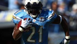 21: LaDainian Tomlinson (2001-2011): San Diego Chargers. Honorable Mention: Tiki Barber.
