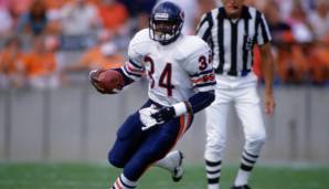 34: Walter Payton (1975-1987): Chicago Bears. Honorable Mention: Thurman Thomas.