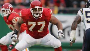77: Willie Roaf (1993-2005): New Orleans Saints, Kansas City Chiefs. Honorable Mention: Andrew Whitworth.