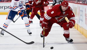 Tobias Rieder debütierte in dieser Saison in der NHL