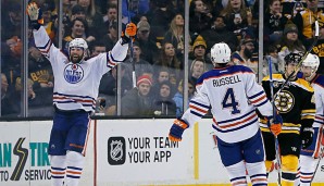 Patrick Maroon erzielte drei Tore für die Edmonton Oilers