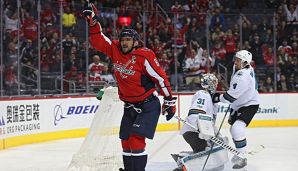 Alex Ovechkin hat den 578. Treffer seiner NHL-Karriere erzielt