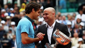 Andre Agassi spricht über Roger Federer