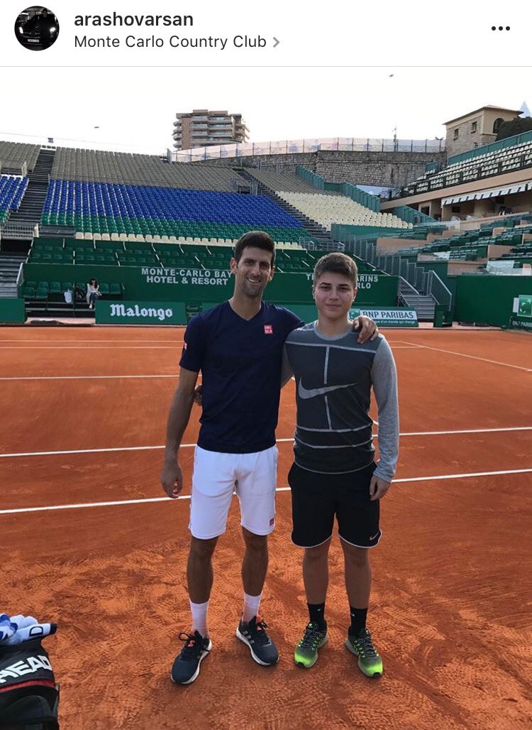Novak Djokovic, Arsan Arashov