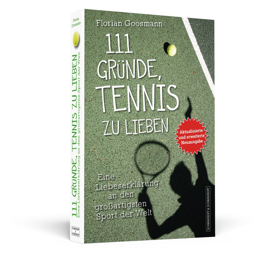 Jetzt im Buchhandel: 111 Gründe, Tennis zu lieben