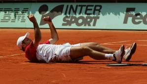 Platz 5: 6 Stunden 33 Minuten. Fabrice Santoro (FRA) vs. Arnaud Clement (FRA) 6:4, 6:3, 5:7, 5:7, 16:14 (French Open, 1. Runde, 2004)