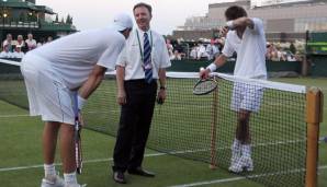 Platz 1: 11 Stunden und 5 Minuten - John Isner (USA) vs. Nicolas Mahut (FRA) 6:4, 3:6, 7:6, 7:6, 70:68 (Wimbledon, 1. Runde, 2010)
