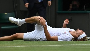 Wimbledon 2021: Auf dramatische Weise verpasste Zverev seinen ersten Viertelfinal-Einzug auf dem heiligen Rasen. Er unterlag Felix Auger-Aliassime nach fünf Sätzen, nachdem er sich im dritten Satz das Knie bei einem Sturz überstreckt hatte.