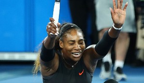 Serena Williams feiert Nummer 23