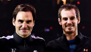 Großer Sport, guter Zweck: Roger Federer und Andy Murray in Zürich