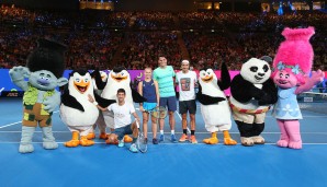 Der traditionelle "Kids Day" am Samstag war ein voller Erfolg (Novak Djokovic, Daria Gavrilova, Milos Raonic, Roger Federer)