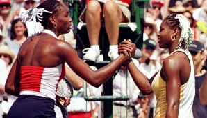 15.03.1999, Lipton Champpionships (Key Biscayne, Hartplatz), Finale: Serena - Venus 1:6, 6:4, 4:6