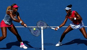 Serena Williams und Venus Williams spielen auch im Doppel gemeinsam