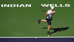 Andy Murray trainierte bereits am Mittwoch für die BNP Paribas Open.