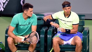 Eine überraschende Doppelpaarung - Bernard Tomic und Rafael Nadal.