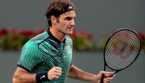 Zwei Tiebreaks sicherte sich Roger Federer gegen den Lokalmatador Steve Johnson.