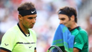 Rafael Nadal hatte gegen Roger Federer wenig zu lachen.