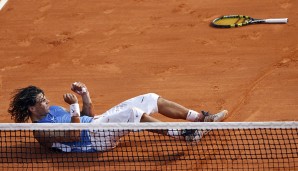 2006 bei den French Open - Sieger: Nadal (1:6, 6:1, 6:4, 7:6)