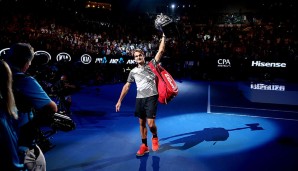 2017 bei den Australian Open - Sieger: Federer (6:4, 3:6, 6:1, 3:6, 6:3)