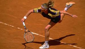 Platz 9: Steffi Graf (Deutschland) - French Open: 6 Titel (1987, 1988, 1993, 1995, 1996, 1999)
