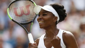 ... Venus Williams! Die 37-Jährige schlug Johanna Konta 6:4, 6:2 und steht 17 Jahre nach ihrem ersten Wimbledon-Triumph erneut im Finale. "Ich habe so viele Endspiele bestritten, ich konnte mir nicht mehr wünschen, jetzt hätte ich gerne noch einen Sieg."
