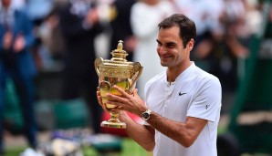 HERREN-FINALE: Roger Federer krönt sich endgültig zum König von Wimbledon! Der Maestro triumphierte zum achten Mal und ist damit alleiniger Rekordhalter im All England Tennis Club! Magisch - einzigartig - sensationell!