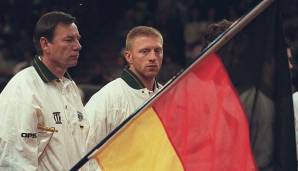 1996 gab es ein 0:5-Debakel gegen Frankreich, Becker trat trotz mehrerer Wehwehchen und Grippenachwirkungen auch dank 200.000 D-Mark Extra-Antrittsprämie trotzdem an - vergebens