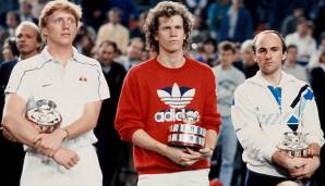 Am Ende gab es traurige Gesichter von Becker und den Teamkollegen Michael Westphal und Andreas Maurer. Die beiden Vier-Satz-Siege Beckers gegen Wilander und Edberg waren nicht genug