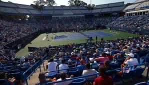 Platz 6: Connecticut Tennis Center Stadium, New Haven, Connecticut Open, Outdoor, Hartplatz, Kapazität: 15.000