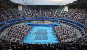 Platz 6: National Tennis Stadium, Peking, China Open, Outdoor (Dach), Hartplatz, Kapazität: 15.000