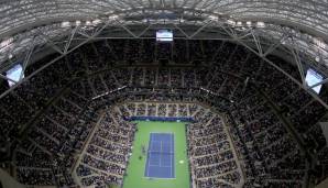 Platz 1: Arthur Ashe Stadium, New York, US Open, Outdoor (Dach), Hartplatz, Kapazität: 23.200