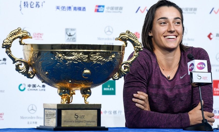 8. Platz - Caroline Garcia: Als letzte Spielerin qualifizierte sich Garcia dank eines fulminanten Herbstes, wo sie die Turniere in Wuhan und Peking innerhalb von zwei Wochen gewinnen konnte