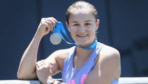 DAMEN Platz 8, Ashleigh Barty (Australien) - Matches: 45, Siege: 31, Siegquote: 68,9 Prozent