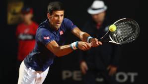 Platz 3, Novak Djokovic (Serbien) - Matches: 40, Siege: 32, Siegquote: 80 Prozent