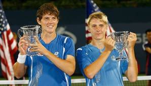 Nikolaus Moser, 2008, Sieger im Junioren-Doppel der US Open mit Cedric-Marcel Stebe (Deutschland).